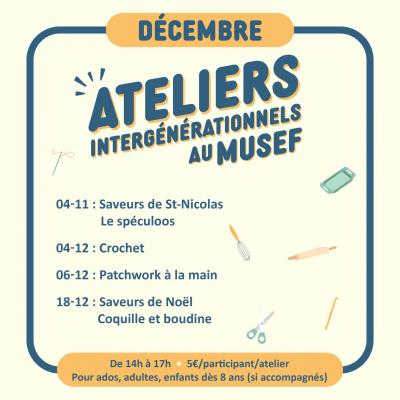 Ateliers decembre